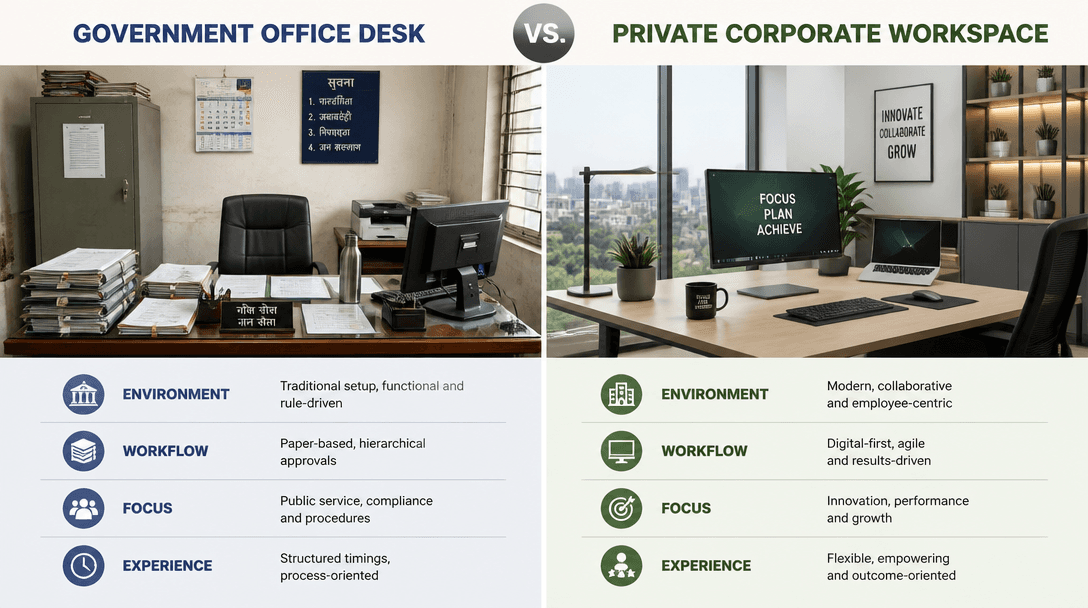 Professional office environment in Tamil Nadu representing career opportunities