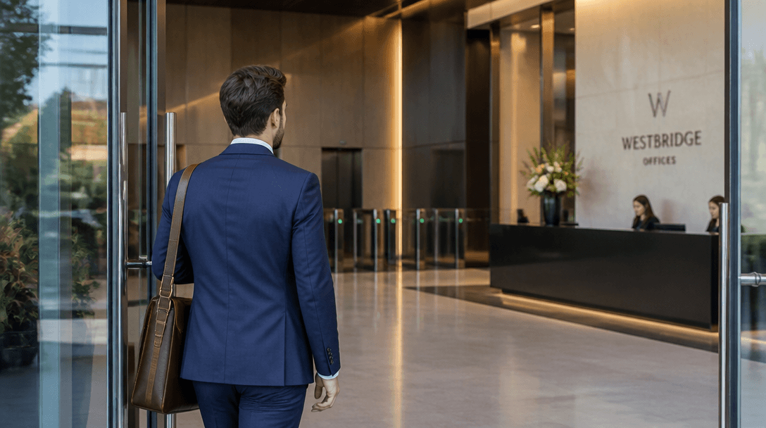 Simple formal shirt and trousers outfit suitable for interviews